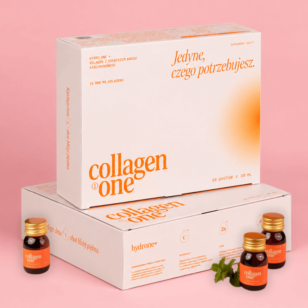Kolagen do picia z kwasem hialuronowym Collagen One - 60 dni