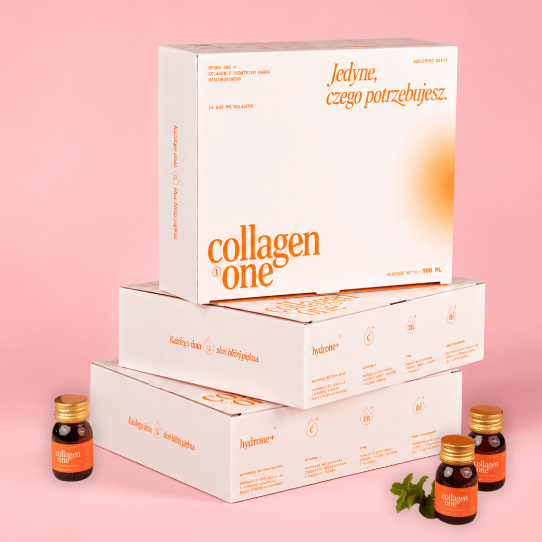 Kolagen do picia z kwasem hialuronowym Collagen One - 90 dni