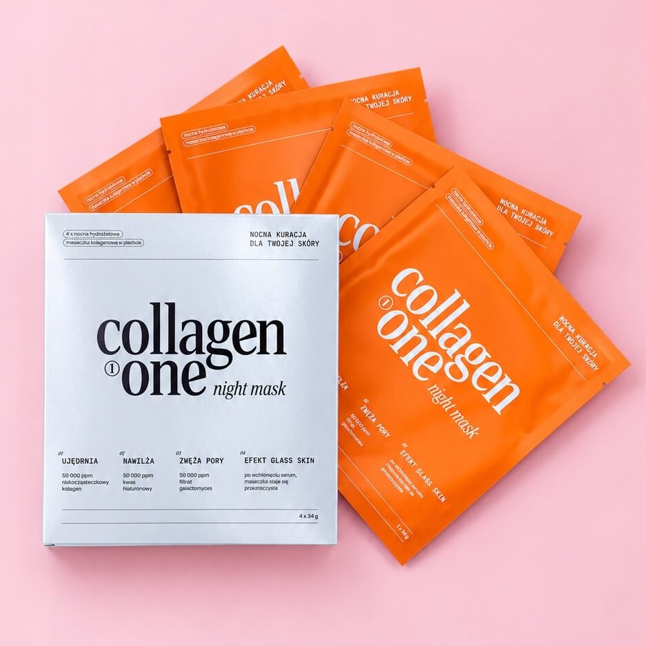 Maska hydrożelowa na twarz Collagen One Night Mask