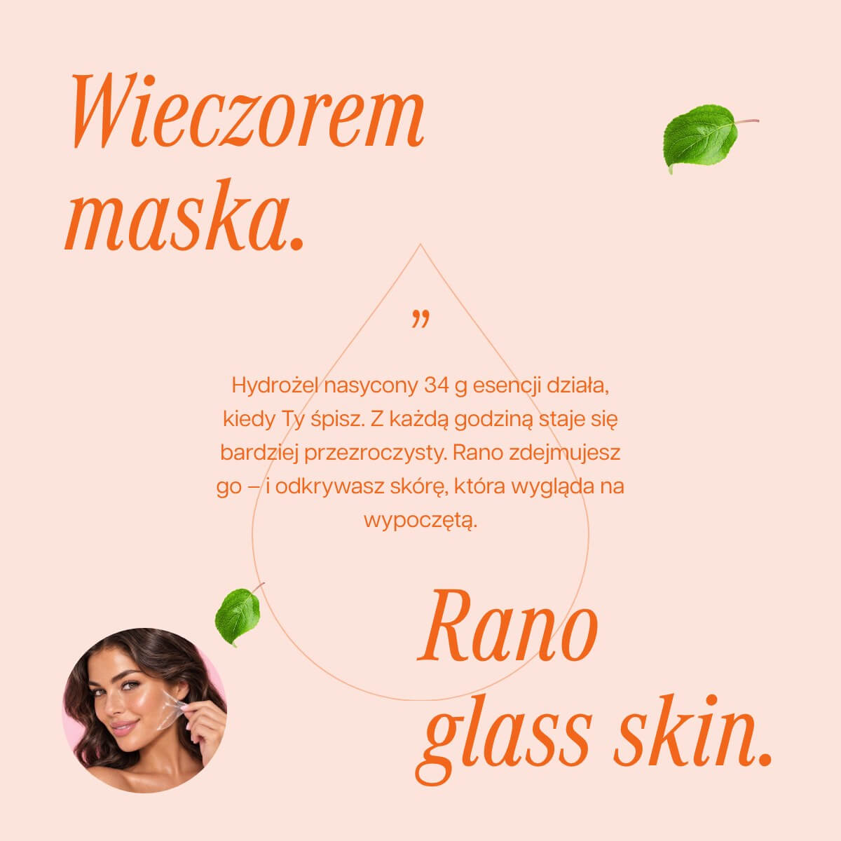 Maska hydrożelowa na twarz Collagen One Night Mask - obrazek 4