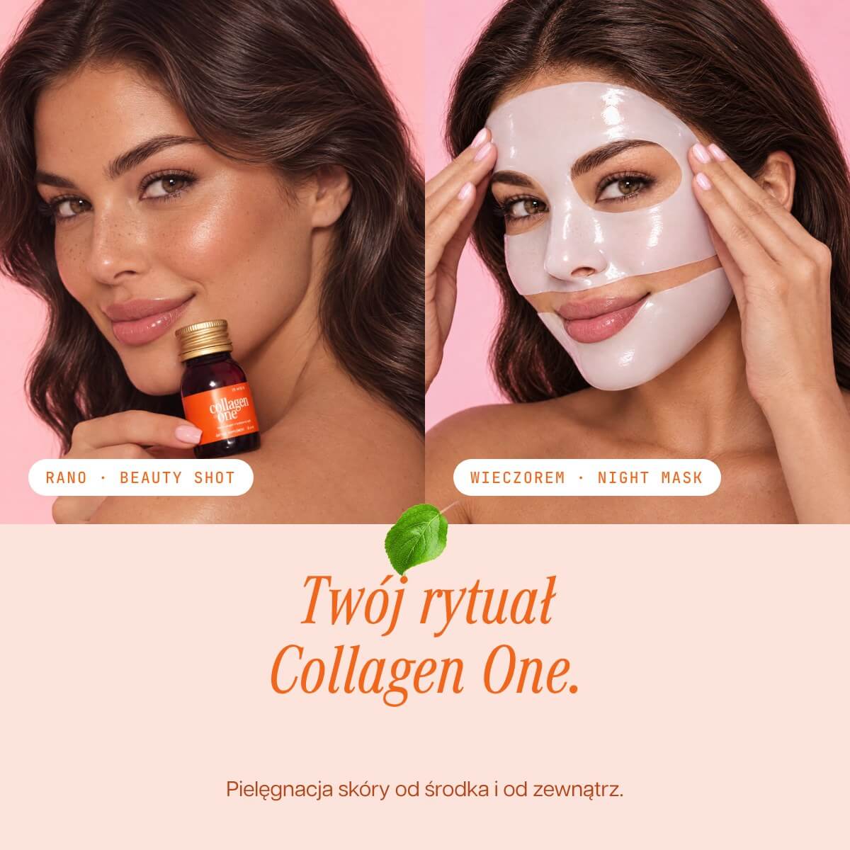 Maska hydrożelowa na twarz Collagen One Night Mask - obrazek 2